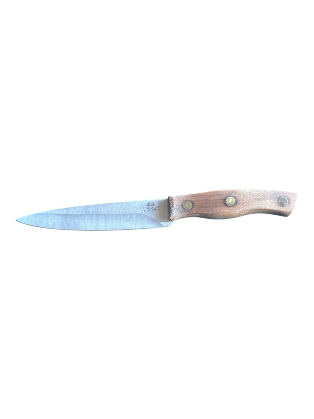 Chicago Cutlery Kitchen Knife 6” Blade Wood Handle‎ Stainless Steel Chef Utility
